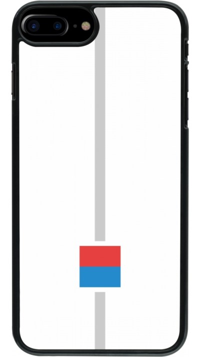 iPhone 7 Plus / 8 Plus Case Hülle - Kanton TI weiss