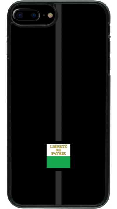 iPhone 7 Plus / 8 Plus Case Hülle - Kanton VD schwarz