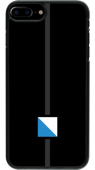 iPhone 7 Plus / 8 Plus Case Hülle - Kanton ZH schwarz