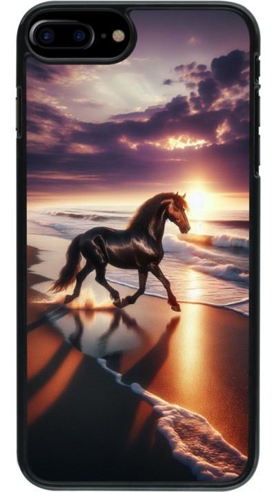 iPhone 7 Plus / 8 Plus Case Hülle - Pferd majestätisch Strand