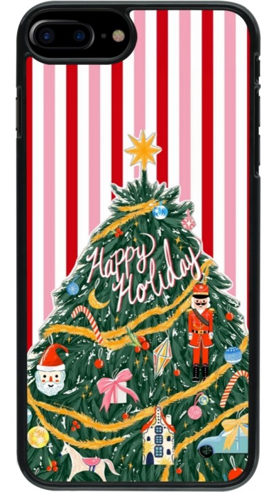 Coque iPhone 7 Plus / 8 Plus - Christmas 25 Happy Holiday