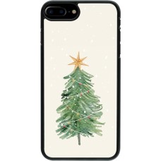 Coque iPhone 7 Plus / 8 Plus - Christmas 25 Sketch Tree