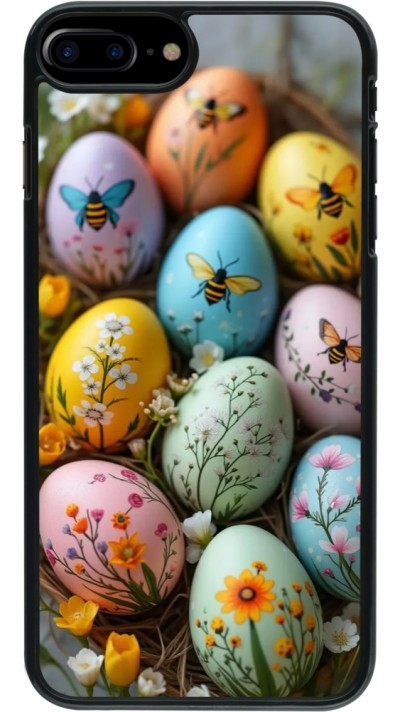 Coque iPhone 7 Plus / 8 Plus - Easter 2026 Eggs with bees