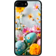 Coque iPhone 7 Plus / 8 Plus - Easter 2026 Eggs with flowers