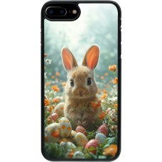 Coque iPhone 7 Plus / 8 Plus - Easter 2026 Rabbit in the garden