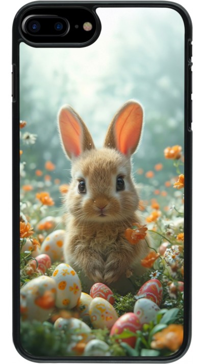 Coque iPhone 7 Plus / 8 Plus - Easter 2026 Rabbit in the garden