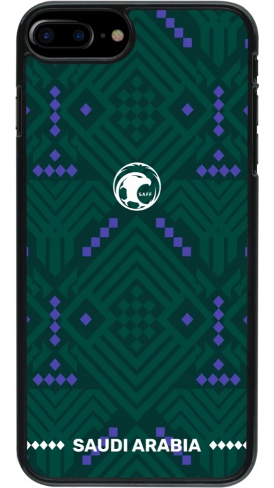 Coque iPhone 7 Plus / 8 Plus - Maillot de football Arabie saoudite 2026 personnalisable
