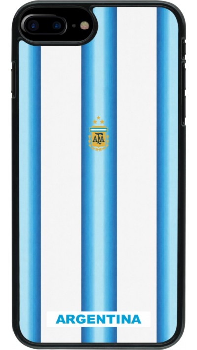 Coque iPhone 7 Plus / 8 Plus - Maillot de football Argentine 2026 personnalisable