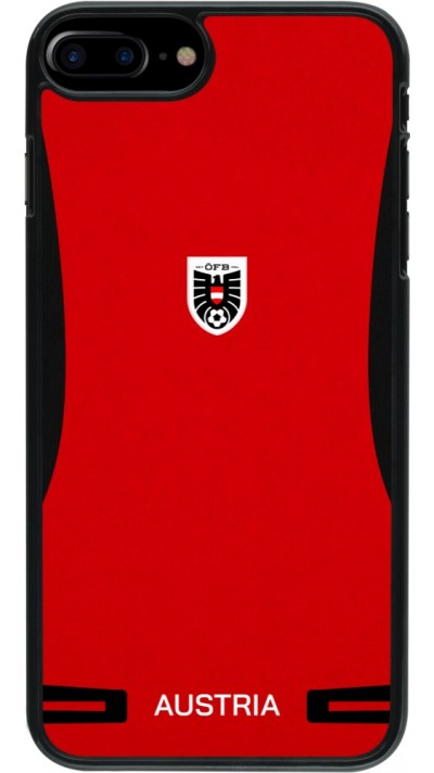 Coque iPhone 7 Plus / 8 Plus - Maillot de football Autriche 2026 personnalisable