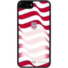 Coque iPhone 7 Plus / 8 Plus - Maillot de football États-Unis 2026 personnalisable