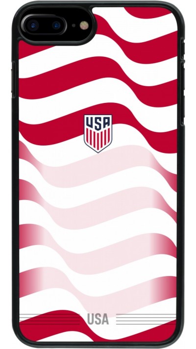 Coque iPhone 7 Plus / 8 Plus - Maillot de football E?tats Unis 2026 personnalisable