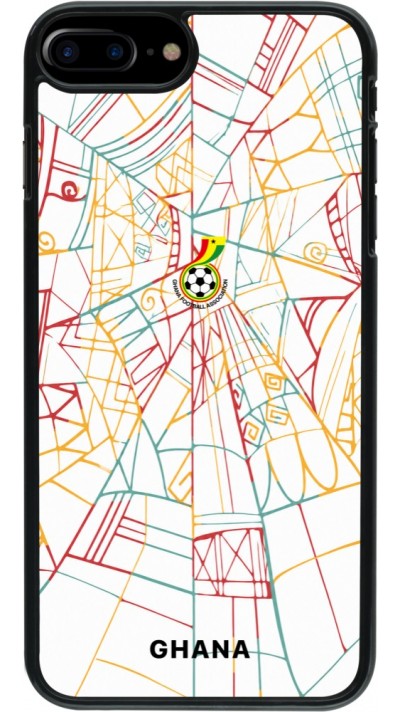 Coque iPhone 7 Plus / 8 Plus - Maillot de football Ghana 2026 personnalisable
