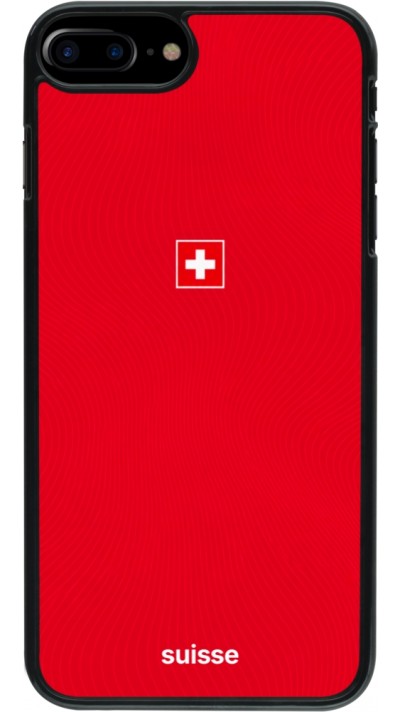 Coque iPhone 7 Plus / 8 Plus - Maillot de football Suisse 2026 personnalisable