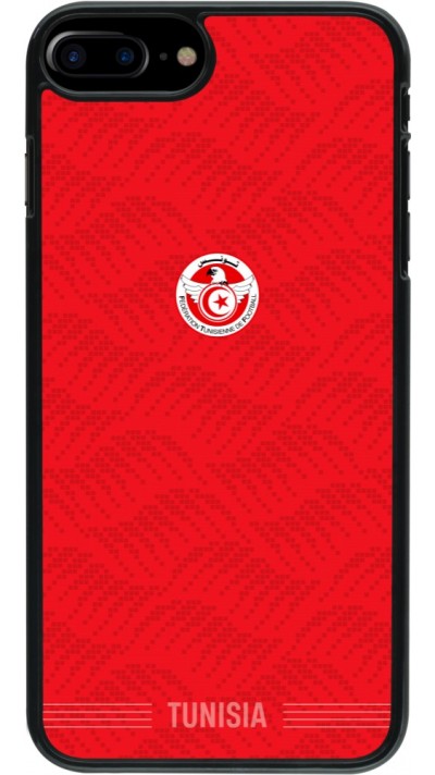 Coque iPhone 7 Plus / 8 Plus - Maillot de football Tunisie 2026 personnalisable