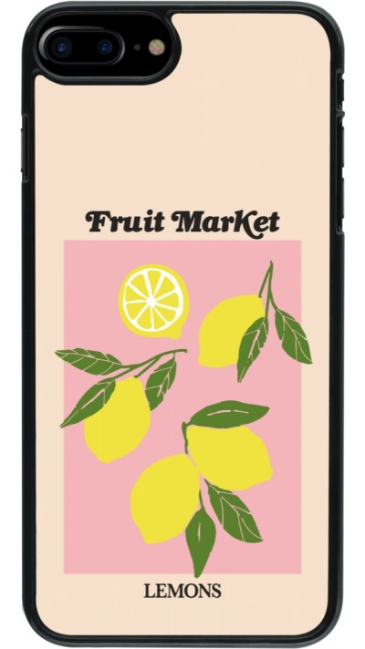 Coque iPhone 7 Plus / 8 Plus - Fruit market lemons 2026