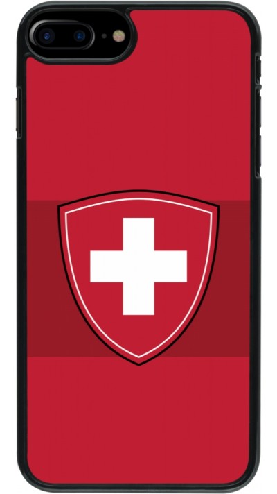 Coque iPhone 7 Plus / 8 Plus - Hockey World Championship Ecusson Suisse