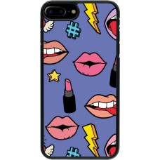 Coque iPhone 7 Plus / 8 Plus - Lips and lipgloss