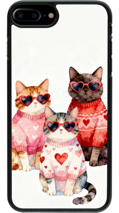 Coque iPhone 7 Plus / 8 Plus - Saint Valentines Day 26 Cat Love