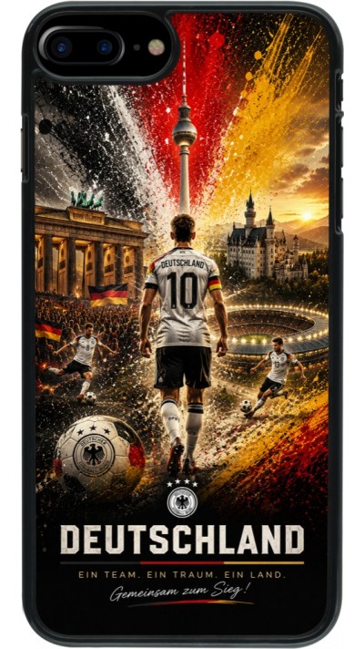 Coque iPhone 7 Plus / 8 Plus - Football Allemagne splash 2026