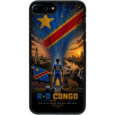 Coque iPhone 7 Plus / 8 Plus - Football République démocratique du Congo splash 2026
