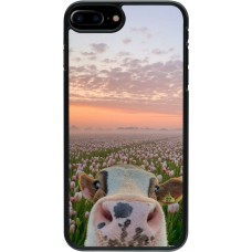 Coque iPhone 7 Plus / 8 Plus - Cow with tulips 2026