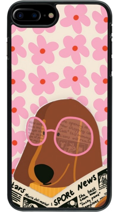 Coque iPhone 7 Plus / 8 Plus - Dog with newspaper 2026