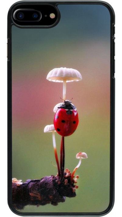 Coque iPhone 7 Plus / 8 Plus - Ladybird on a mushroom 2026