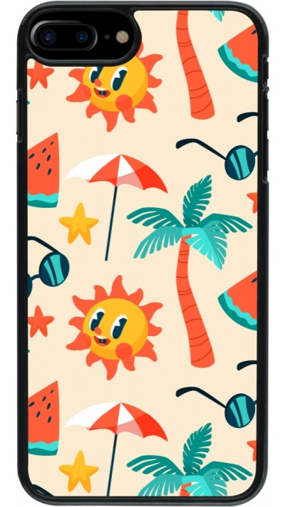 Coque iPhone 7 Plus / 8 Plus - Summer 2025 Pattern soleil