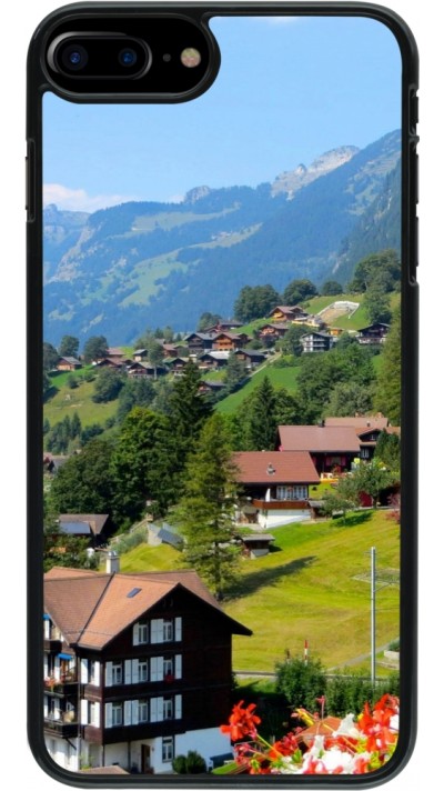 iPhone 7 Plus / 8 Plus Case Hülle -  Nationalfeiertag Schweiz Landschaft