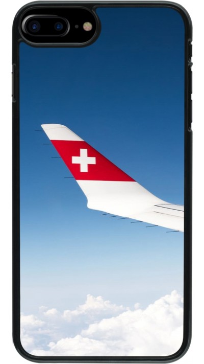 iPhone 7 Plus / 8 Plus Case Hülle -  Schweizer Nationalfeiertag Sky Swiss Flag