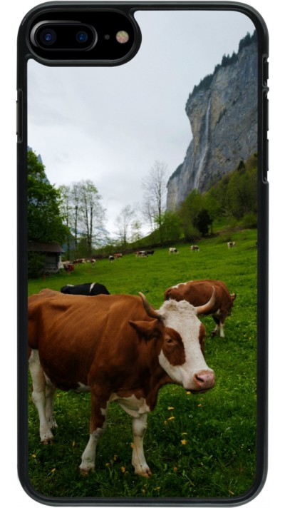 iPhone 7 Plus / 8 Plus Case Hülle -  Nationalfeiertag Schweiz Kühe