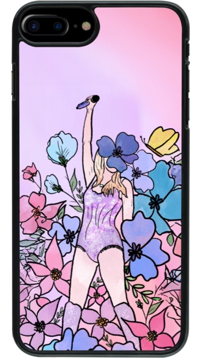 iPhone 7 Plus / 8 Plus Case Hülle - Taylor Swift Sketch - Pink