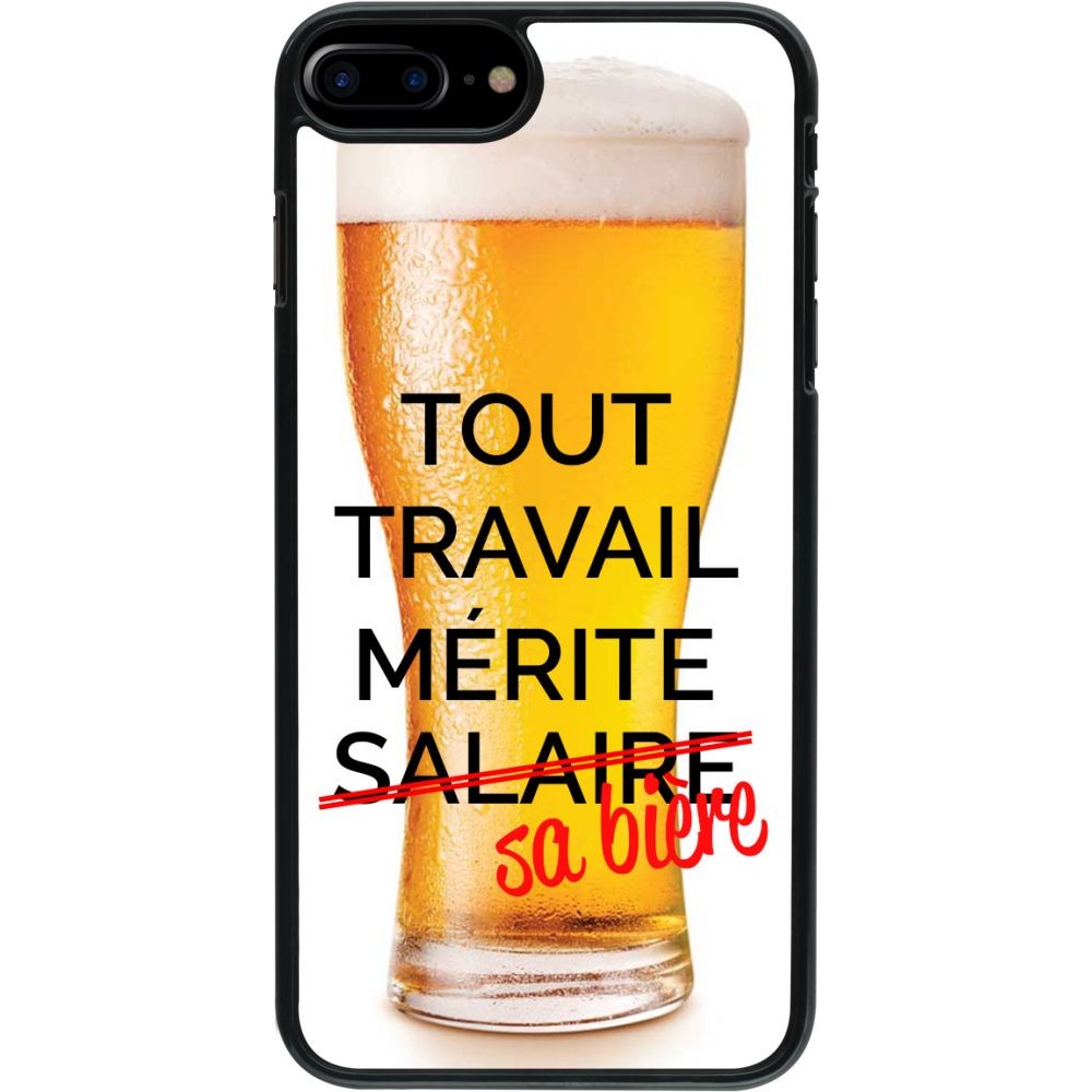 Coque iPhone 7 Plus / 8 Plus - Tout travail mérite sa bière