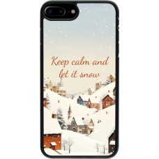 Coque iPhone 7 Plus / 8 Plus - Winter 25 Winter Keep calm and let it snow