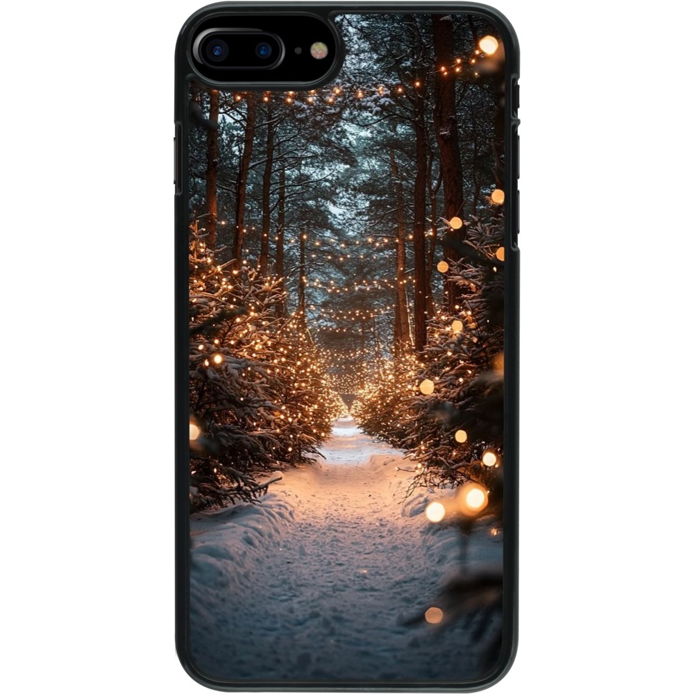 Coque iPhone 7 Plus / 8 Plus - Winter 25 Winter snowy road