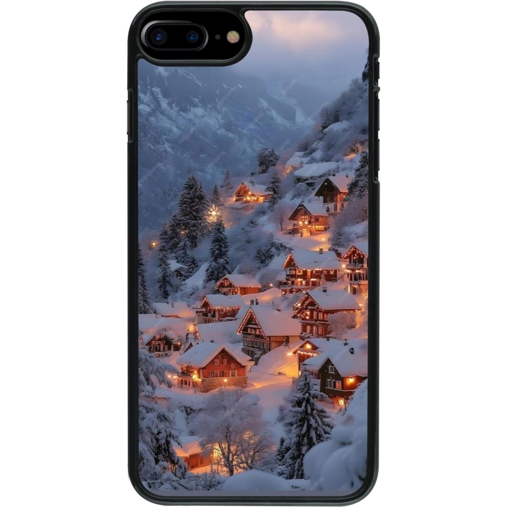 Coque iPhone 7 Plus / 8 Plus - Winter 25 Winter snowy village