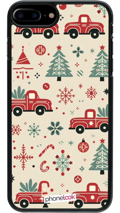 iPhone 7 Plus / 8 Plus Case Hülle - Weihnachten 2024 Lkw Tanne