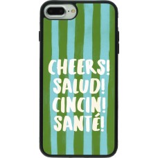 Coque iPhone 7 Plus / 8 Plus - Silicone rigide noir Cheers 2026