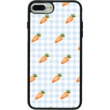 Coque iPhone 7 Plus / 8 Plus - Silicone rigide noir Easter 2026 Pattern carrots