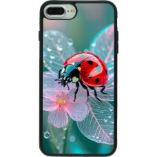 Coque iPhone 7 Plus / 8 Plus - Silicone rigide noir Ladybird in bloom Spring 2026
