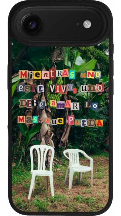 iPhone Air Case Hülle - Silikon schwarz Chairs DTMF