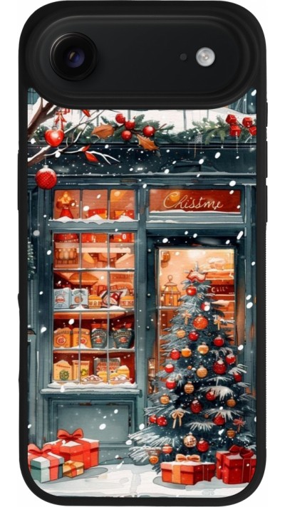 Coque iPhone Air - Silicone rigide noir Christmas 25 Xmas Shop