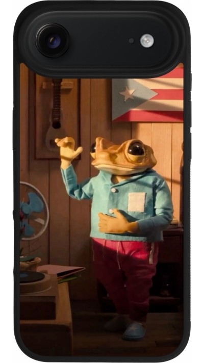 iPhone Air Case Hülle - Silikon schwarz Dancing frog DTMF