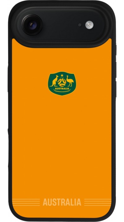 iPhone Air Case Hülle - Silikon schwarz Australien 2026 personalisierbares Fussballtrikot