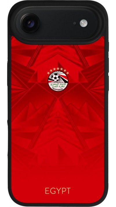 iPhone Air Case Hülle - Silikon schwarz Ägypten 2026 personalisierbares Fussballtrikot