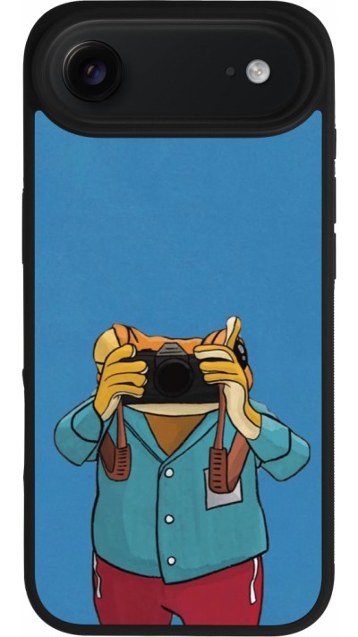 iPhone Air Case Hülle - Silikon schwarz Frog with camera DTMF