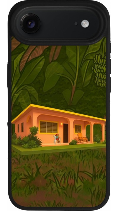 iPhone Air Case Hülle - Silikon schwarz Benitos house DTMF