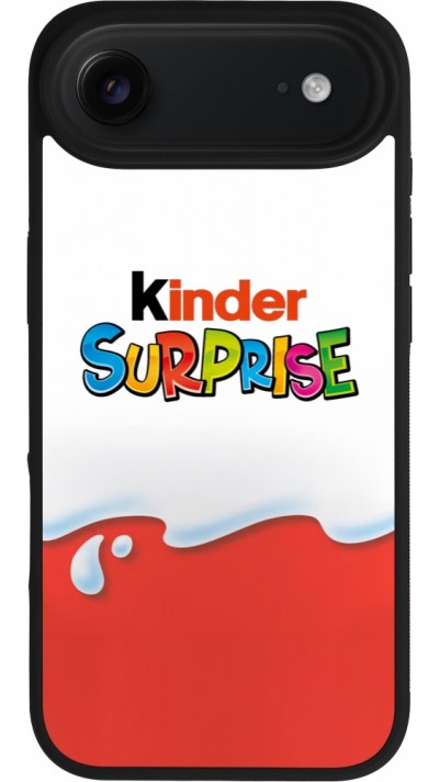 Coque iPhone Air - Silicone rigide noir Kinder Surprise Coque iPhone Air - Silicone rigide noir Kinder Surprise