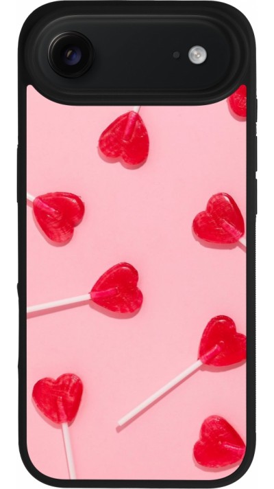 iPhone Air Case Hülle - Silikon schwarz Saint Valentines Day 26 Lollipop