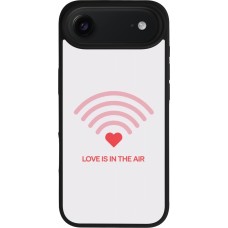Coque iPhone Air - Silicone rigide noir Saint Valentines Day 26 Love is in the air